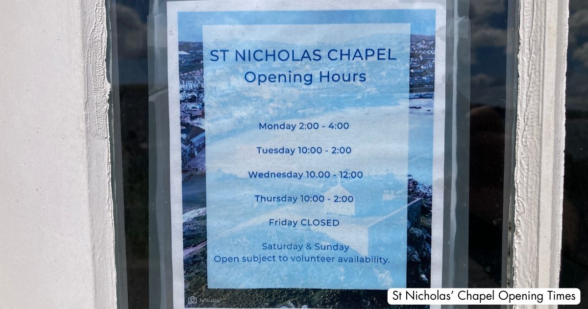 St Nicholas Chapel Opening Times