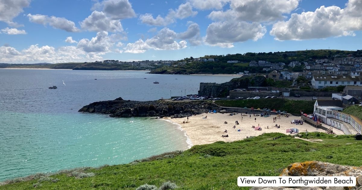 The Island St Ives Cornwall View Over Porthgwidden Beach