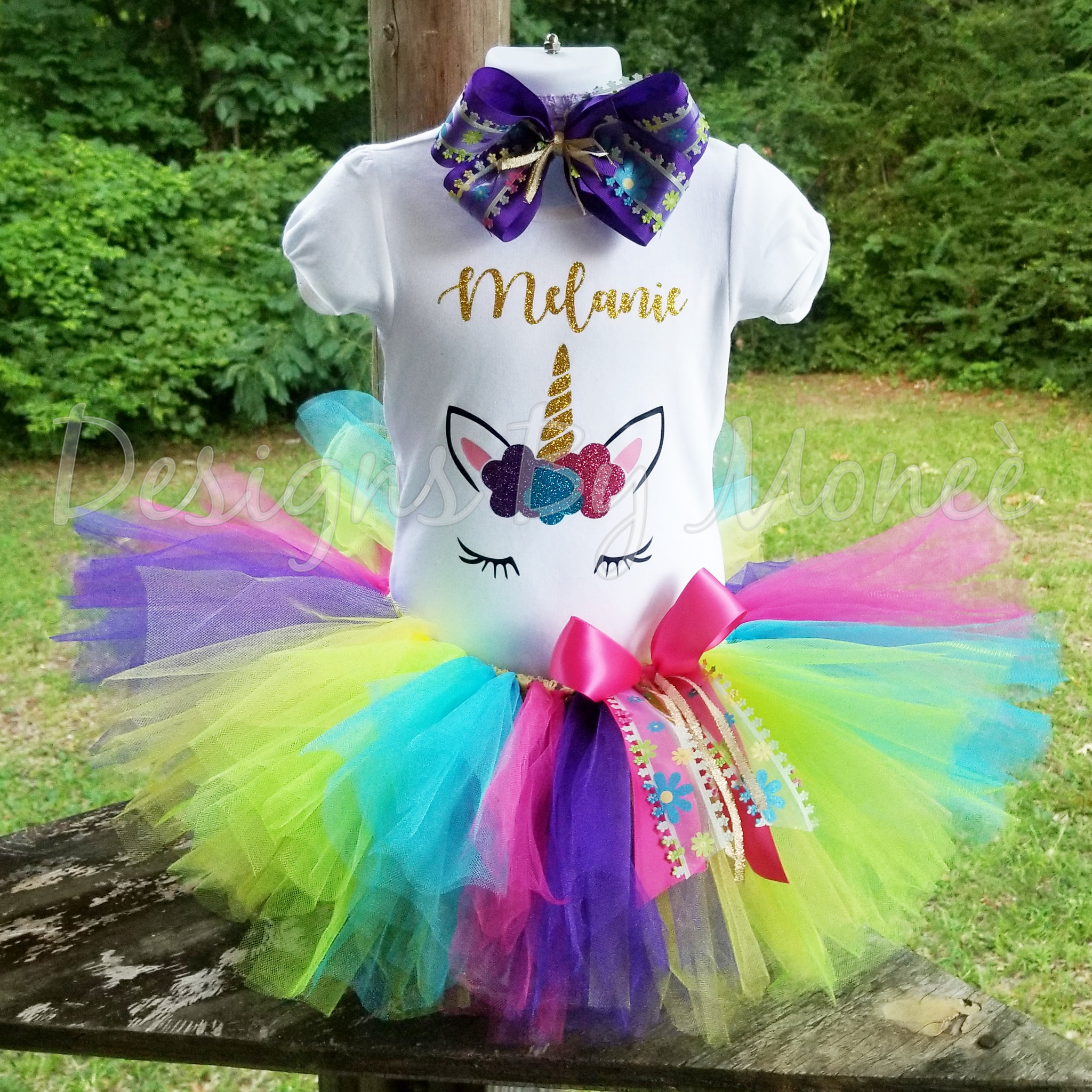 unicorn theme birthday outfit