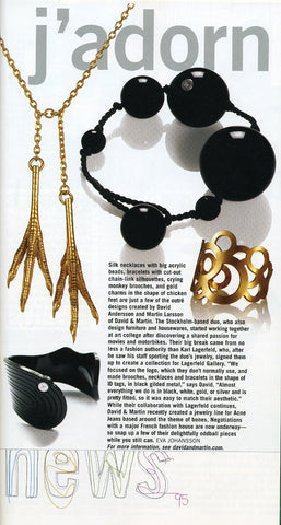 David&Martin Jewellery Sweden in media 