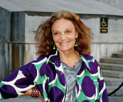 Diane Von Furstenberg; photo credit: Wikipedia