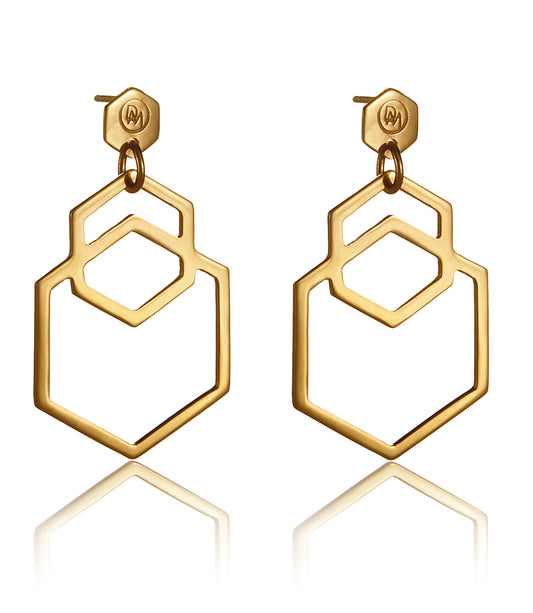 Gentle Circles Earrings, 18 karat gold-plated silver – David&Martin  Jewellery Sweden