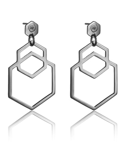 David&Martin Cell Earrings in 925 silver