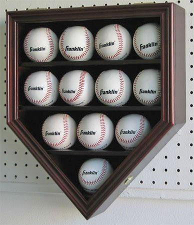 110 Golf Ball Display Case Wall Cabinet Holder Shadow Box, Solid Wood – The  Military Gift Store