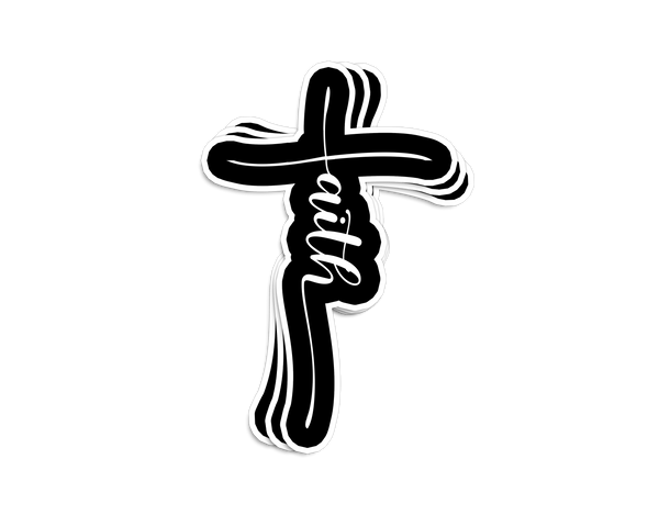 Faith Cross Decal