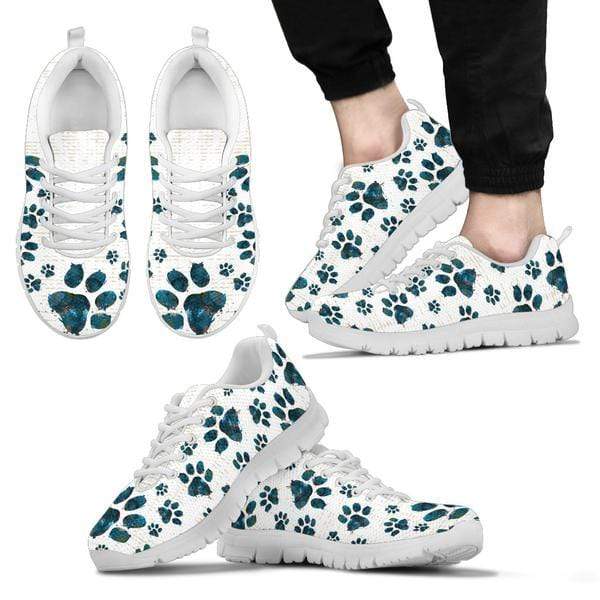 dog print sneakers