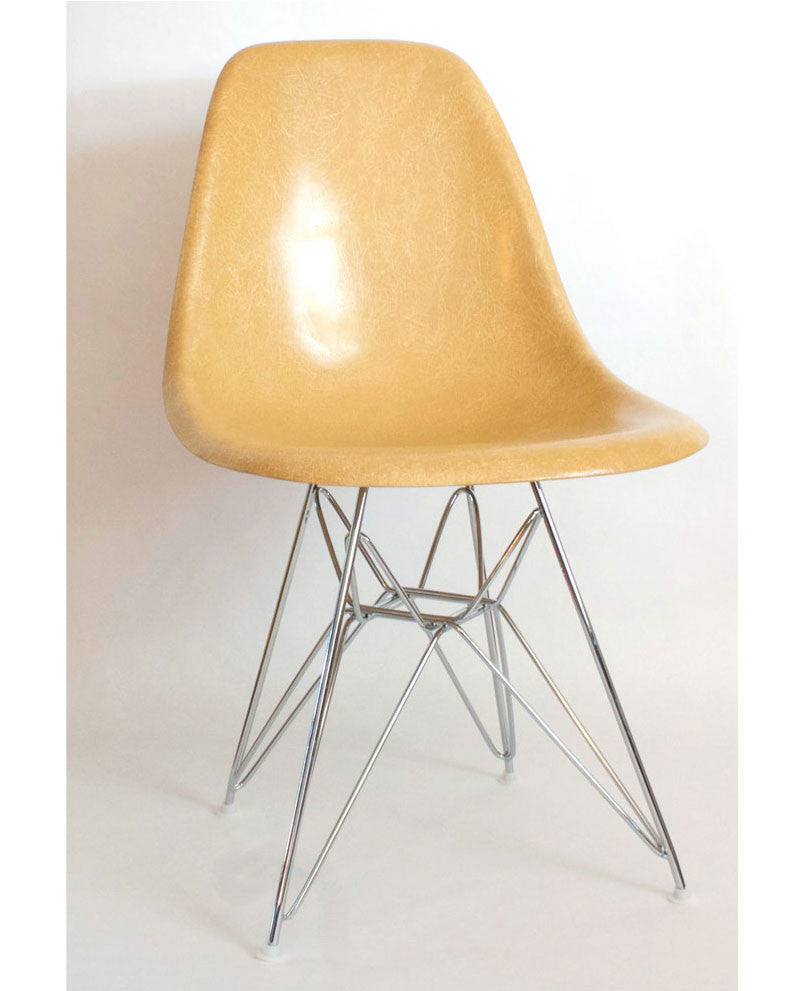 Vintage Eames Shell Chair By Herman Miller - Orange Blush