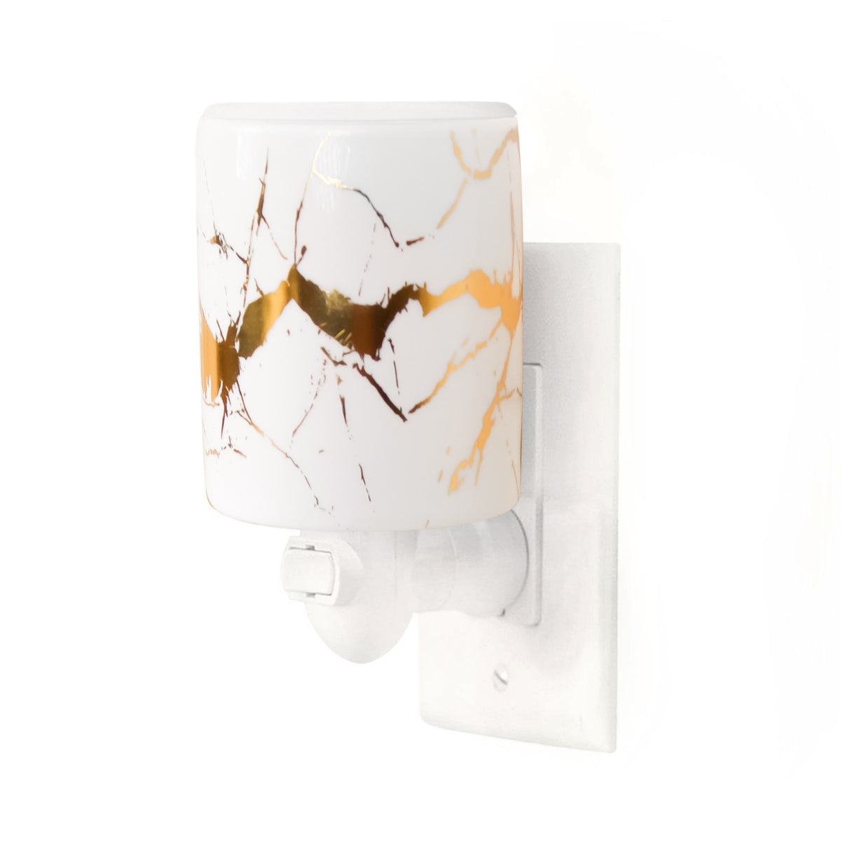 Happy Wax Outlet Warmer - White Terrazzo – Elite Wiks LLC