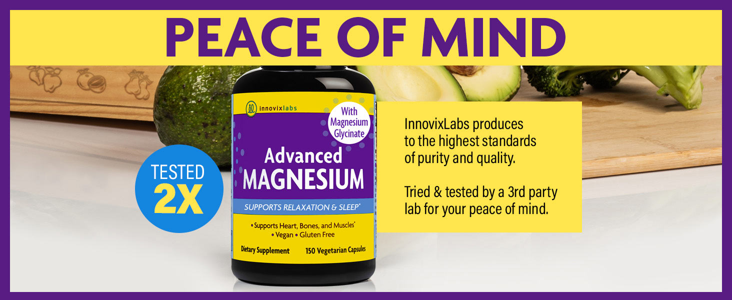 Peace of Mind - tried & tested by a 3rd party lab for your peace of mind