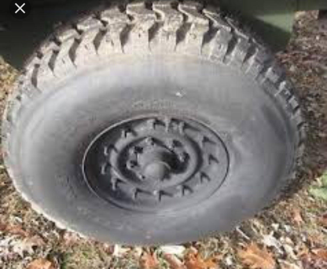 Humvee Tires - Matched Set of Four or Five - 37