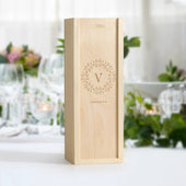 Delicate Monogram Wine Box