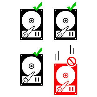 M.2 PCIe NVMe duplicator auto reject slow SSD
drives