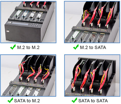 M.2
PCIe NVMe duplication SATA SSD interface types