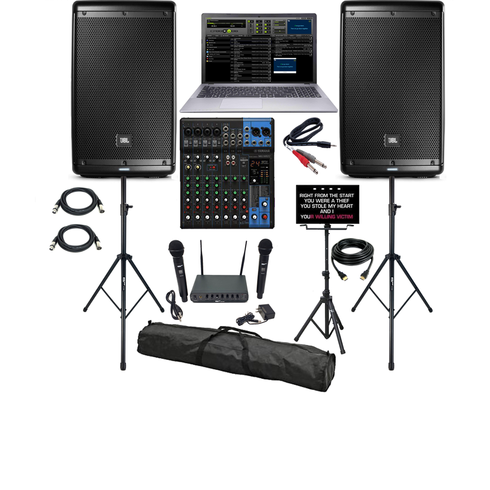 JBL Professional Karaoke System, Bluetooth, Mixer, Wireless Moni