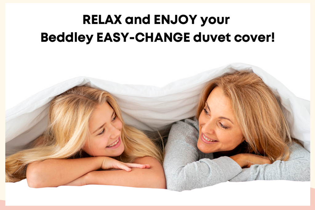 Beddley easy duvet cover makes your bed ten times faster