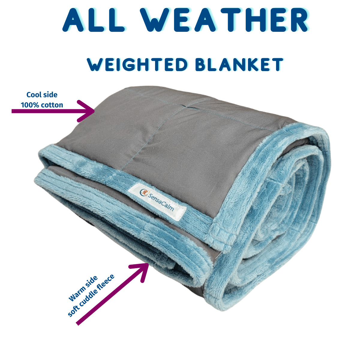 Weighted Blanket - Queen (62" x 72") For Adults