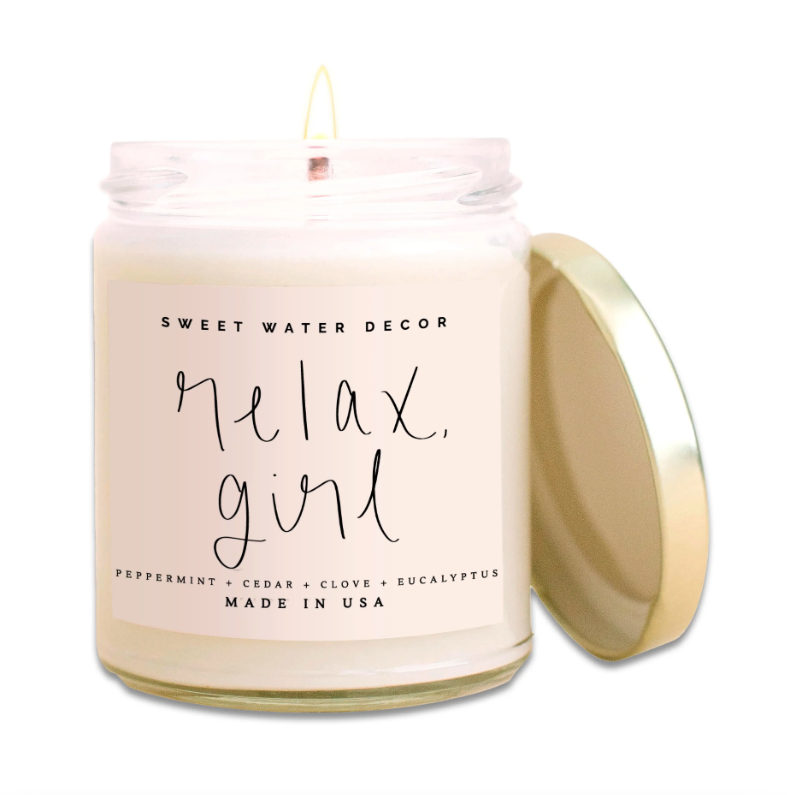 Baby Powder Soy Wax Candle 9 oz. | KBWHITEFARM