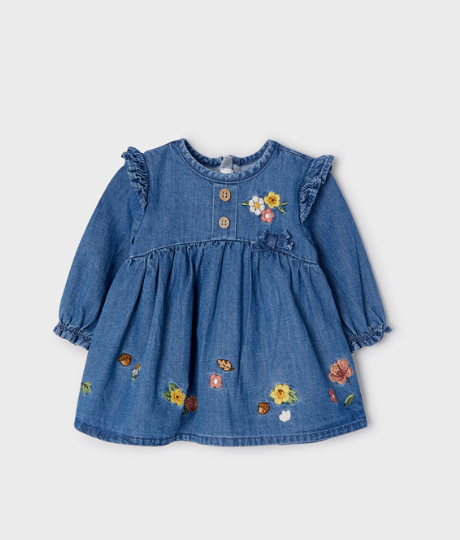 Girl's Lightweight Denim Shirtdress | Neiman Marcus