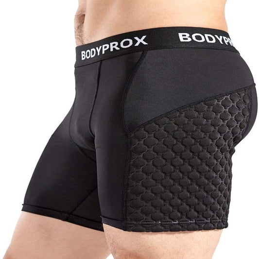 Bodyprox Protective Padded Shorts for Snowboard,Skate and Ski,3D Protection  for Hip,Butt and Tailbone