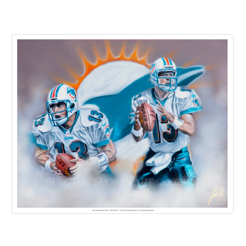 Dan Marino Legend Art Print