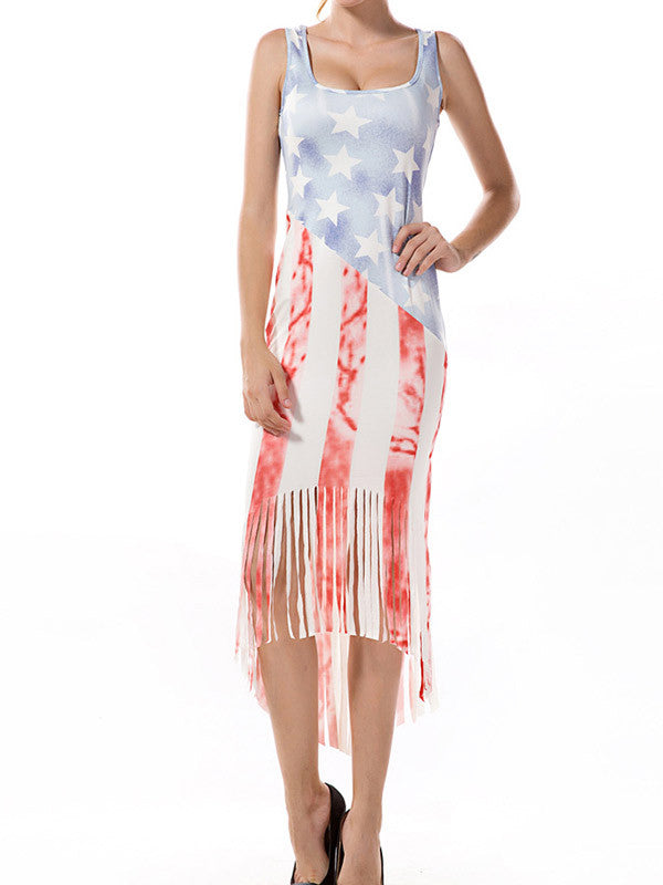 sexy american flag dress