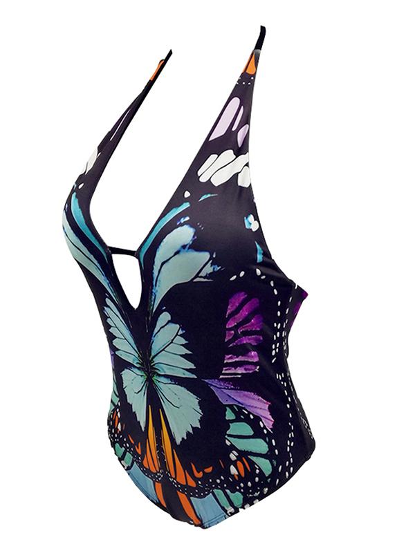 butterfly one piece swimsuit