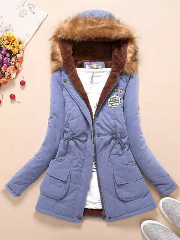 Cotton Padded Winter Hooded Coat