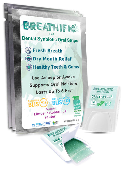 New Breathific Dental Synbiotic Oral Strips