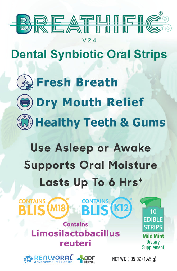 Breathific Dental Synbiotic Oral Strips