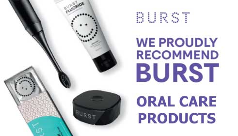 Burst oral care products