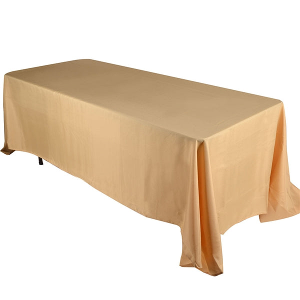 gold tablecloth