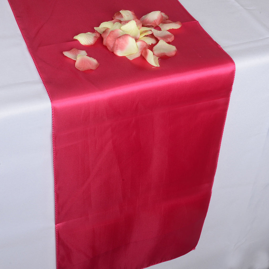 hot pink table runner