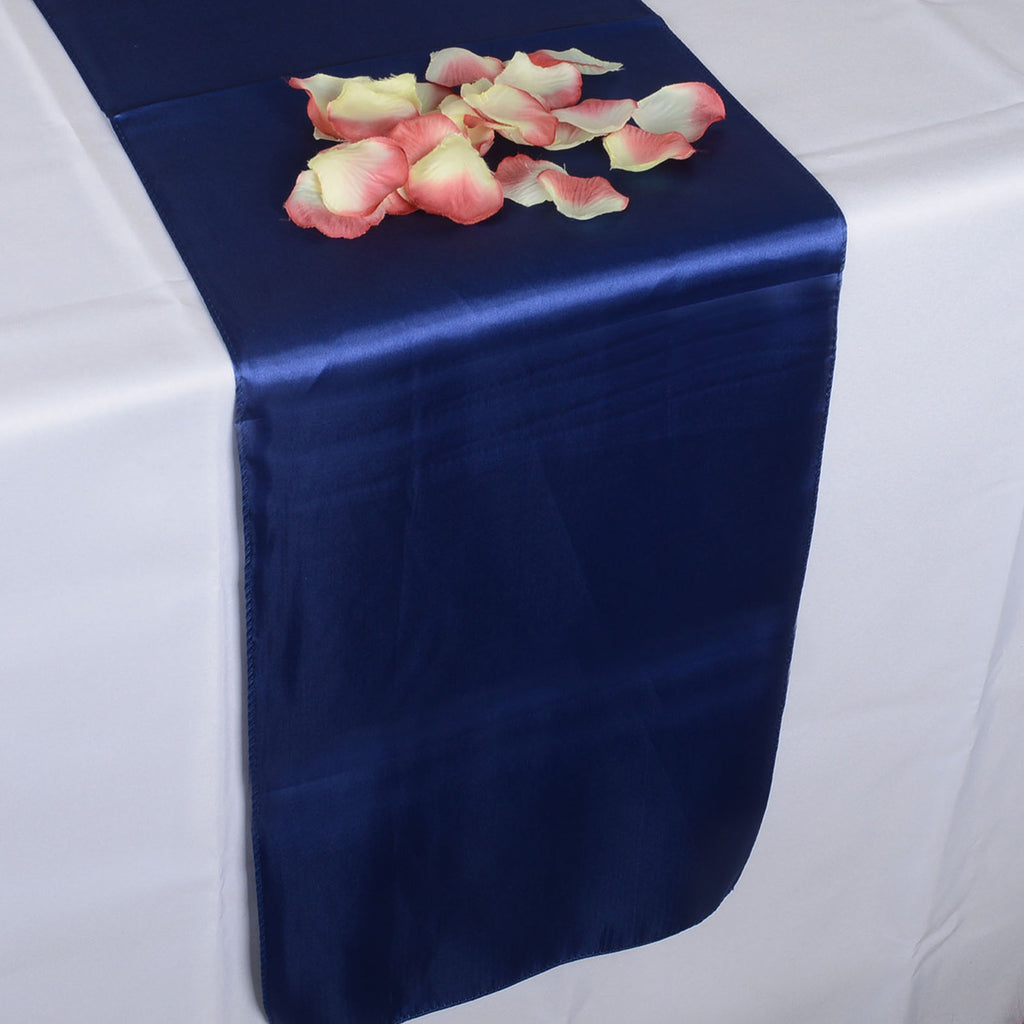 navy table runners