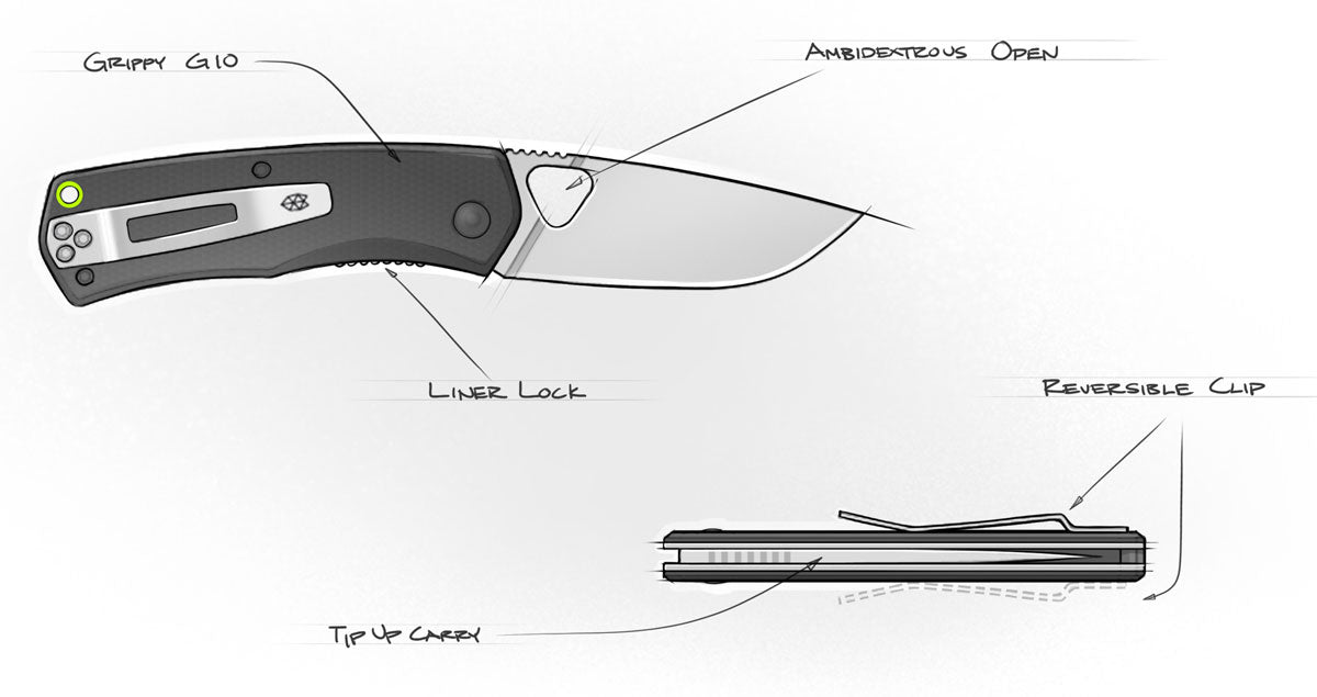 The Folsom pocket knife - The James Brand