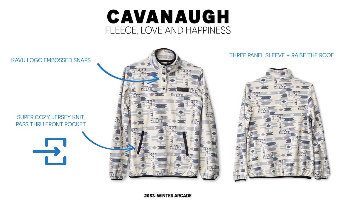 Kavu Cavanaugh Features overview