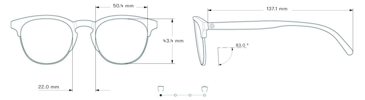 Sunski Avila Dimensions Overview