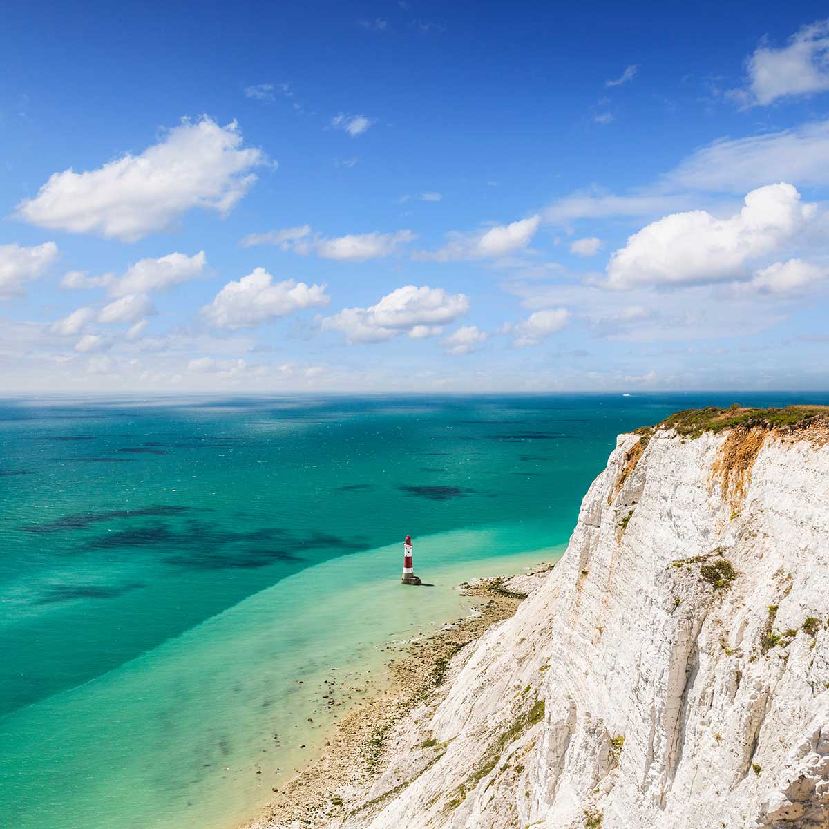 Beachy Head and Lighthouse, Sussex, England