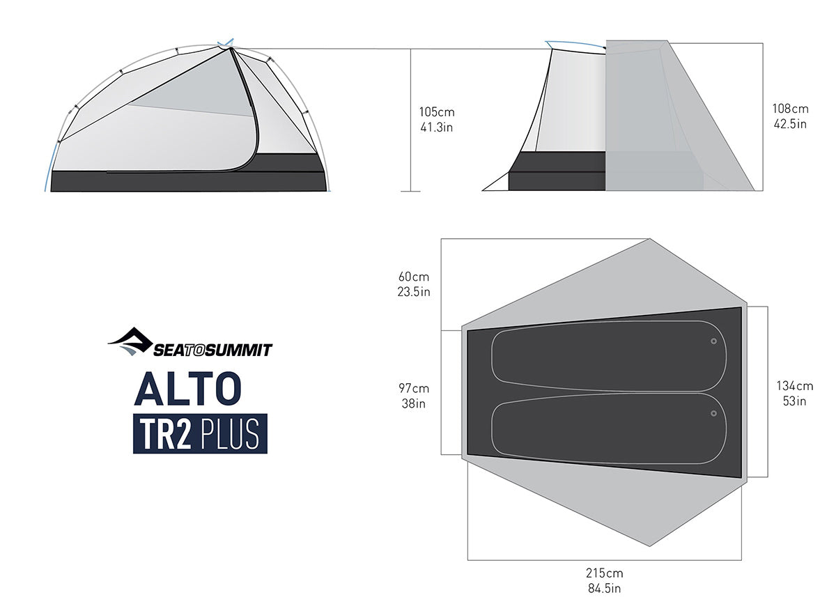 Sea to Summit Alto TR2 Plus spec overview