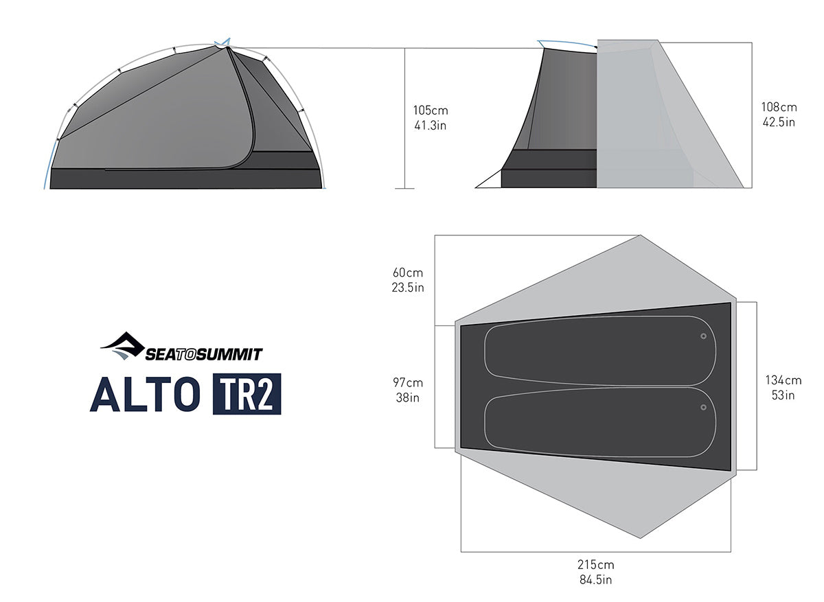 Sea to Summit Alto TR2 spec overview