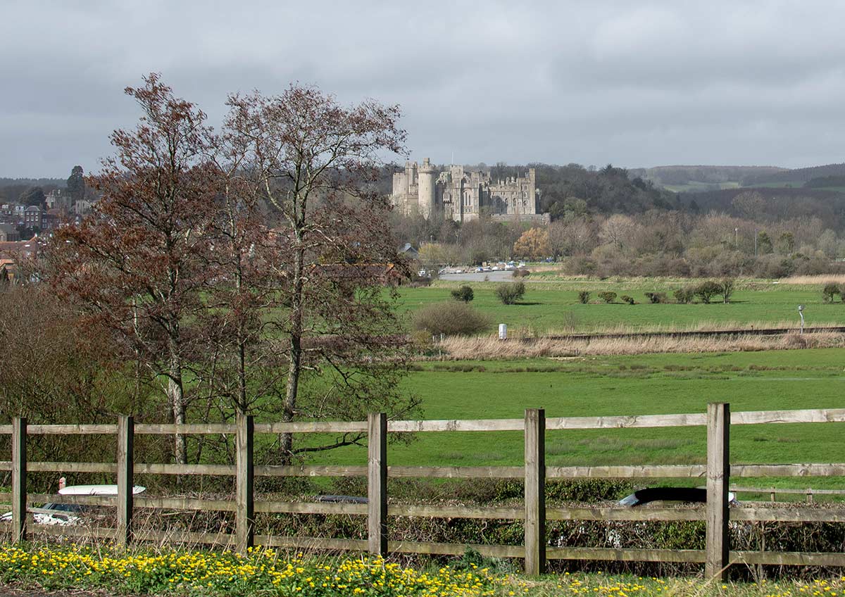 Arundel Castle from the Road