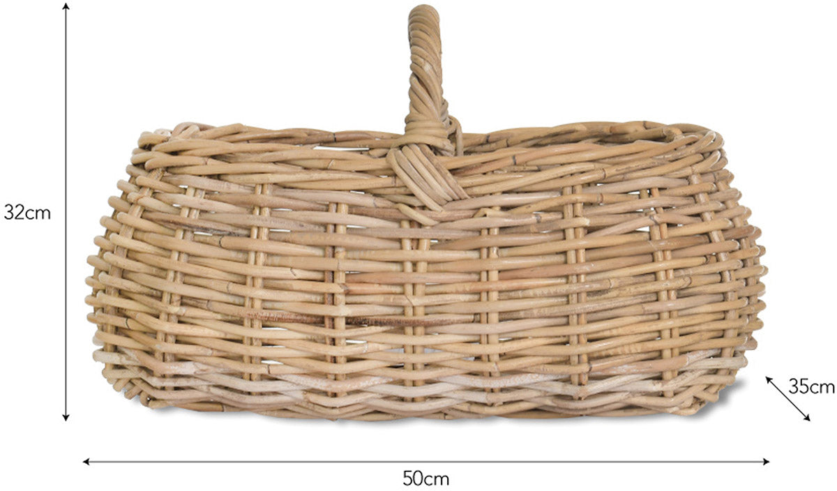 Garden Trading Bembridge Forage Basket dimensions overview