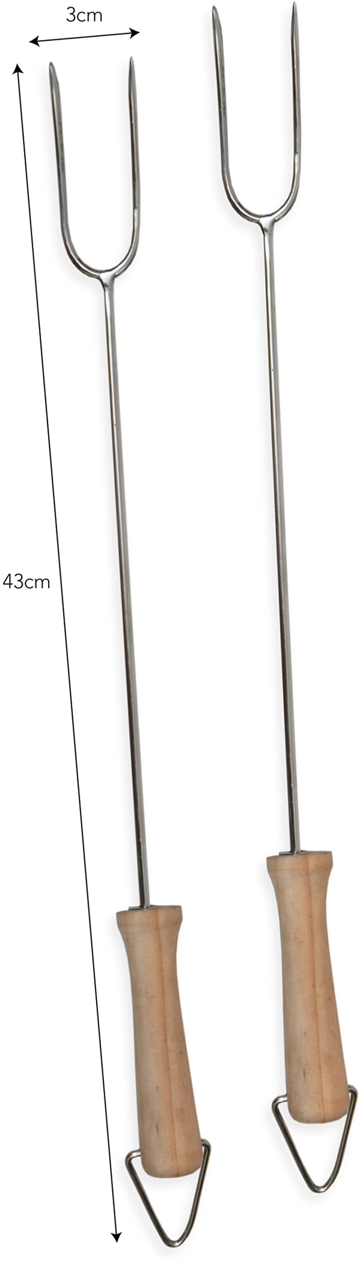 Garden Trading BBQ Forks | Set of 2 dimensions overview