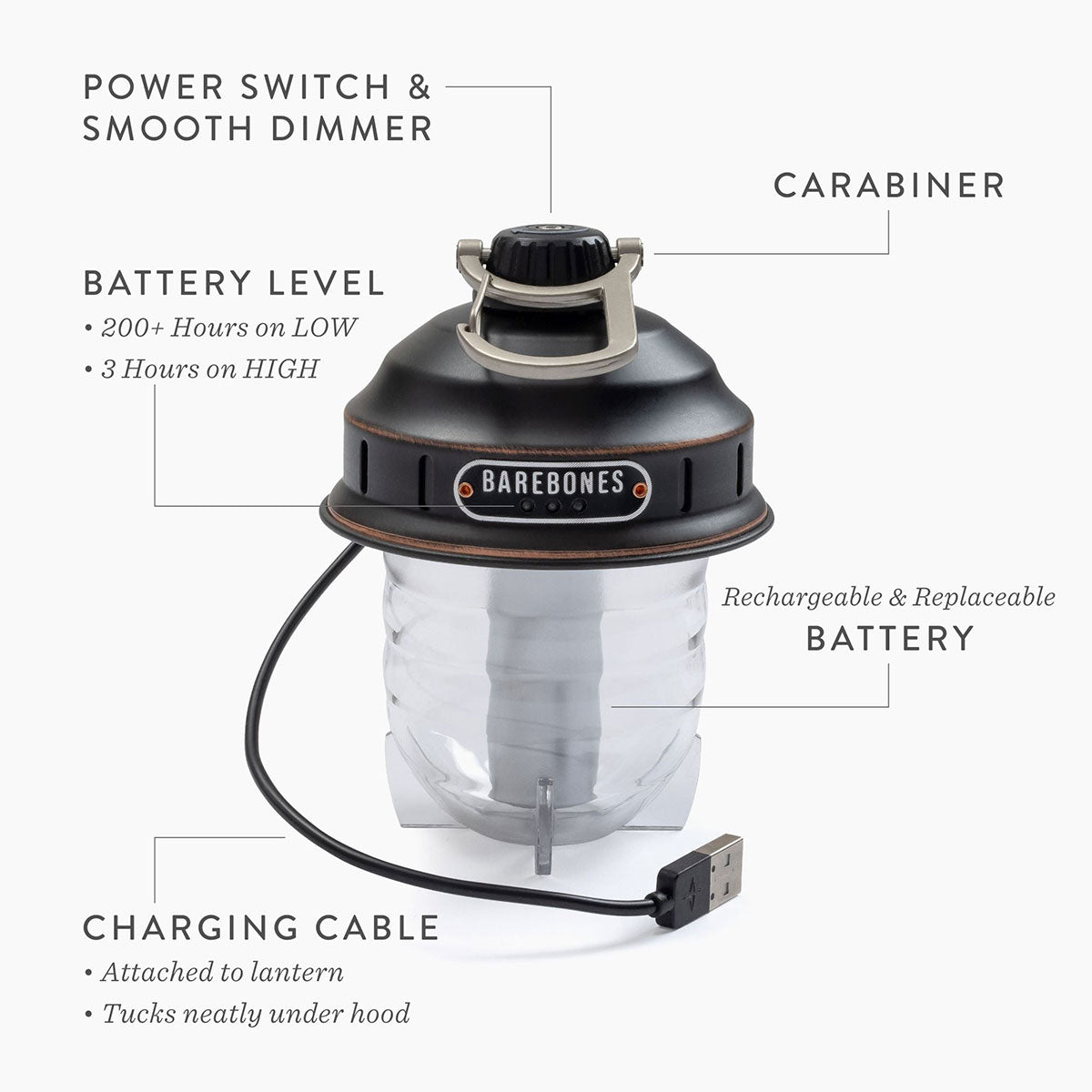 Barebones Living Forest Beacon Hanging Light Features Overview