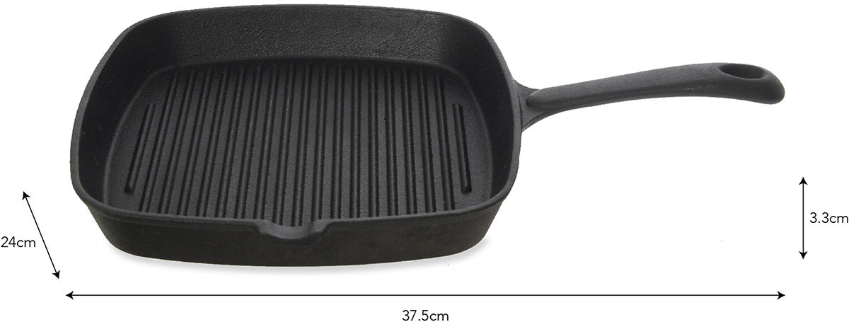 Garden Trading Coalbrook Griddle Pan dimensions overview