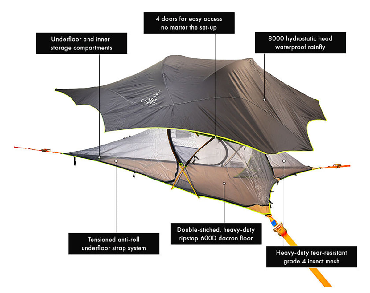 Tentsile Safari Connect Tree Tent | 2 Person Features Overview