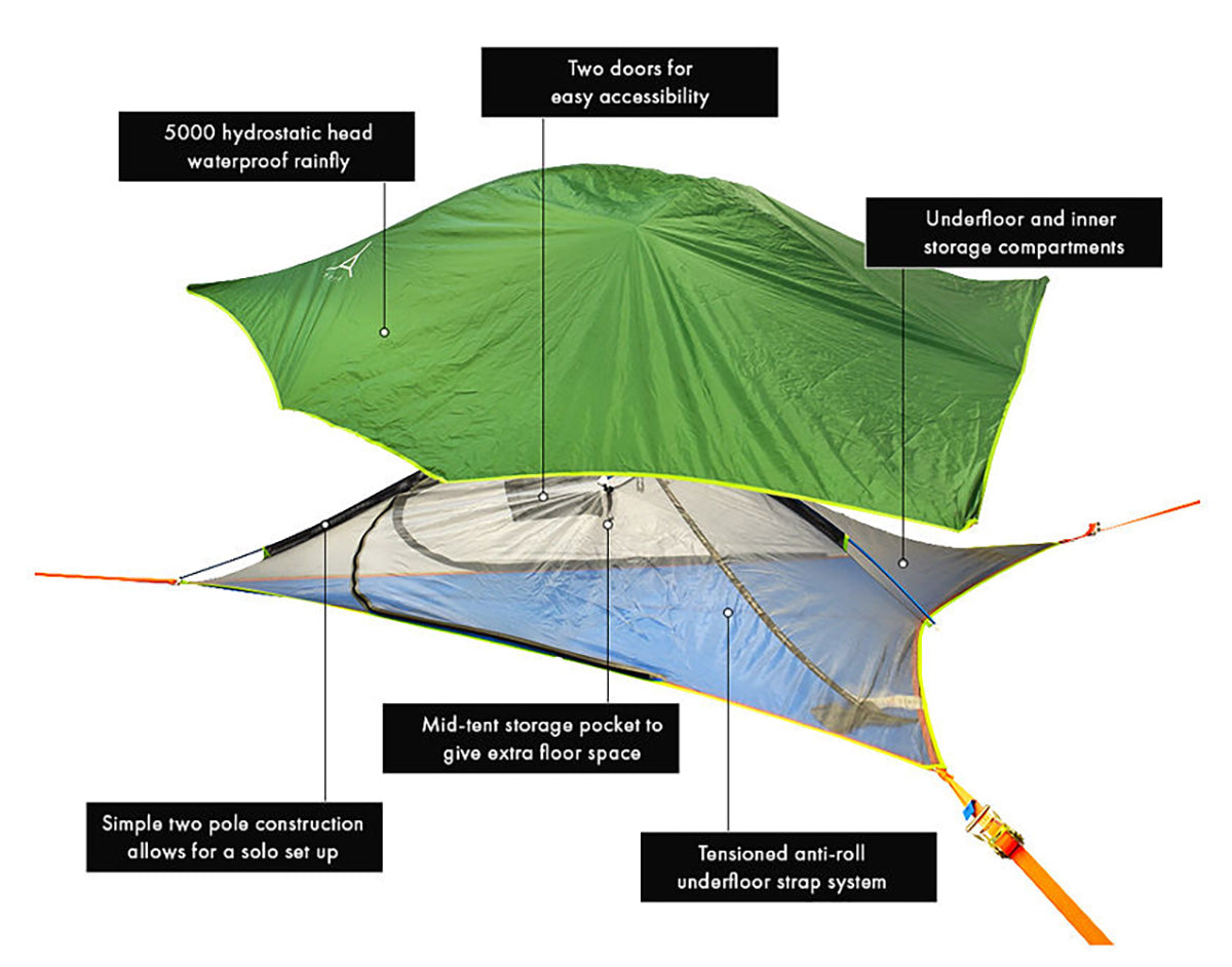 Tentsile Flite 2 Person Tree Tent Features Overview