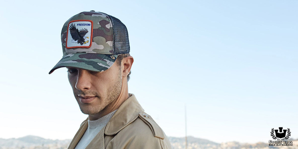 Goorin Bros Freedom Eagle Trucker Cap