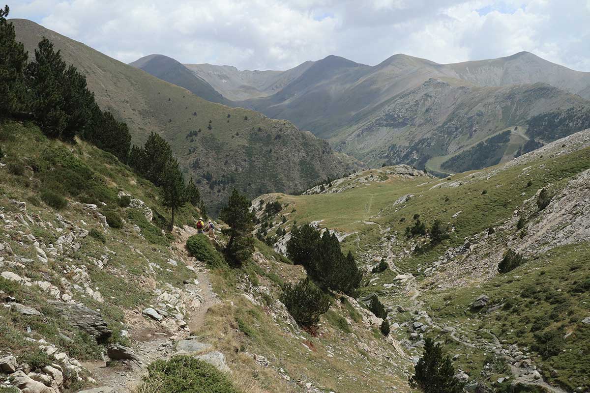 Great views from the trail to Puigmal