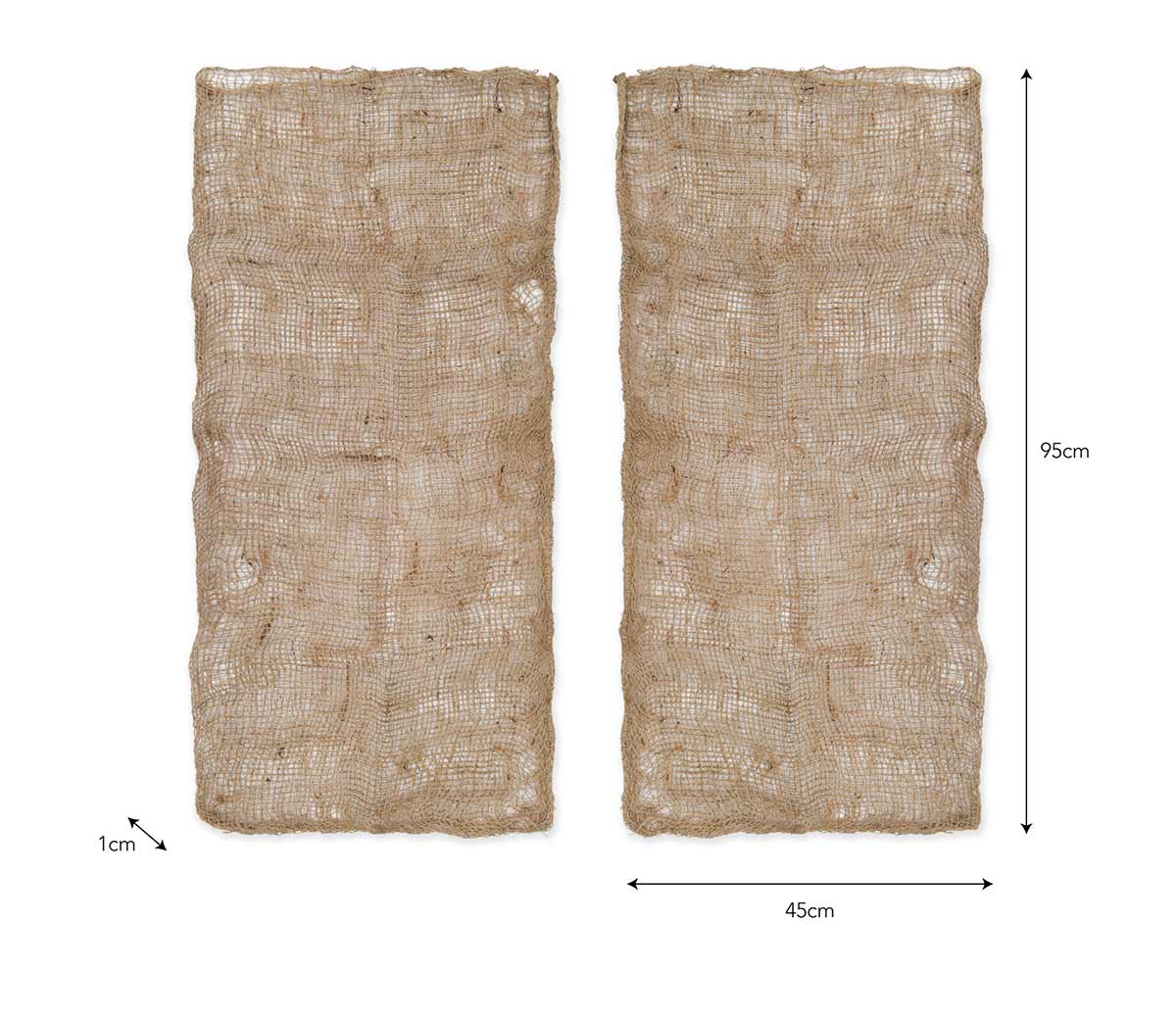 Garden Trading Jute Mesh Sacks | Set of 2 dimensions overview