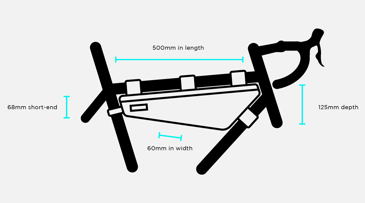 Restrap Frame Bag Large Size Guide